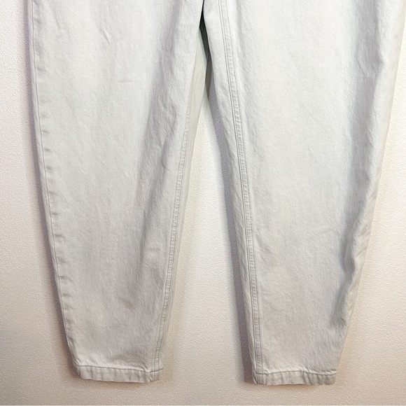 Agolde High Rise White and Blue Jeans Relaxed Fit - Picture 7 of 16